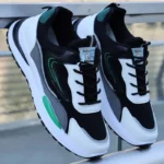 Men’s Sneakers Spring Trend Breathable Travel Running Sports Mixed Black Colors Casual Shoes