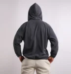 Men’s Zipper Casual Grey Hoodie for Outdoor Adventures