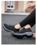 New Black Color Air Cushion Women’s Shoes Thick Soles Shaking