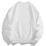 New Crew-Neck White Sweatshirt Men’s Autumn and Winter Long Sleeve F