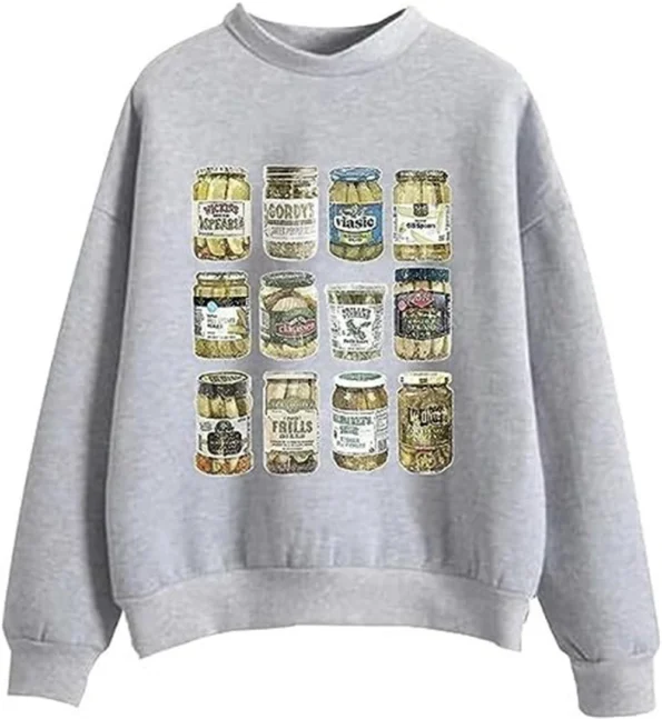 New Grey Unisex Women Men Long Sleeve Popular Autumn Winter Outdoor Sweatshirt