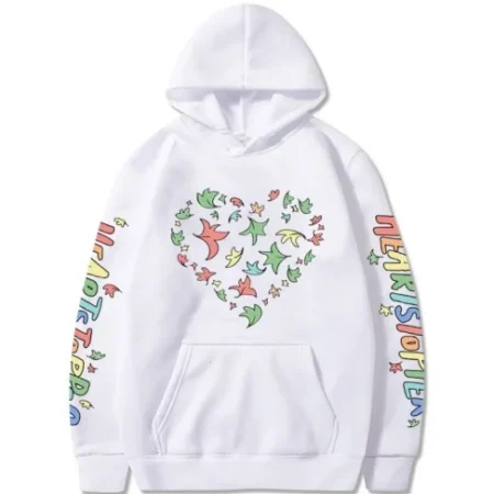 Premium Quality Heart stopper White Hoodie for Man and Woman