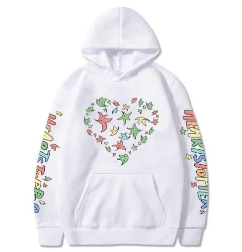 Premium Quality Heart stopper White Hoodie for Man and Woman