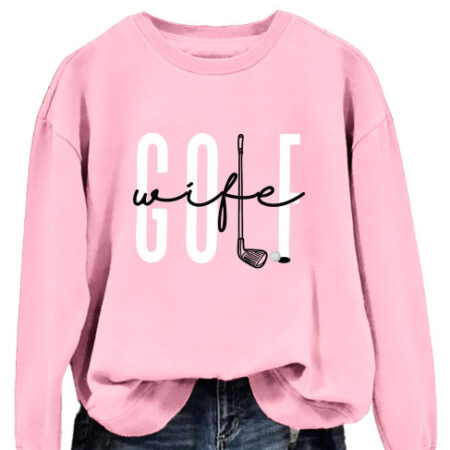 Smile Printed Fleece Full Sleeves Pull Over Pink Sweatshirt For Women