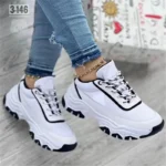 Spring Cross-Border Foreign Trade Casual Sports White Color Women's Shoes