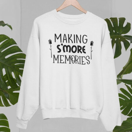 Making S'more Memories White Sweatshirt for Women