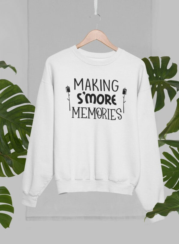 Making S'more Memories White Sweatshirt for Women