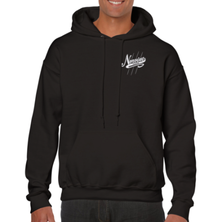 Mens Basic Logos Black Hoodie