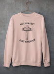 Womens Not Perfect Just Forgiven Pink Sweatshirt