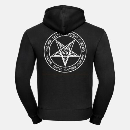 Mens Pentagram Black Hoodie