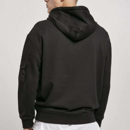 Stylish Commuter Black Hoodie for Men