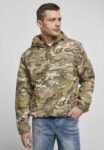 Camouflage Standard Hooded Windbreaker Beige Grey