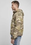 Camouflage Standard Hooded Windbreaker Beige Grey