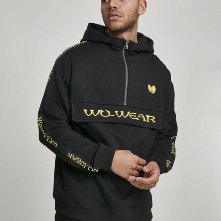 Wu-Wear Pull Over Black Hoodie for Men