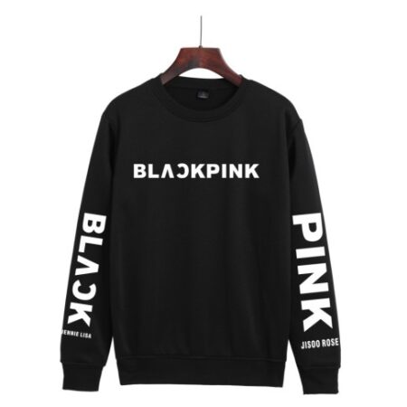 BLACKPINK Pullover Men's Black Sweatshirt 1