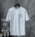 Chrome Hearts Classic Big Horseshoe Short-sleeved White T-shirt