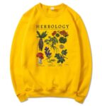 Herbology Plants Magic Men Women Yellow Sweatshirt