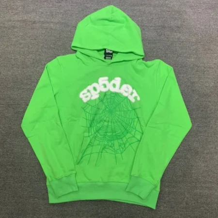 High Quality Male and Female Couples Green Hoodie