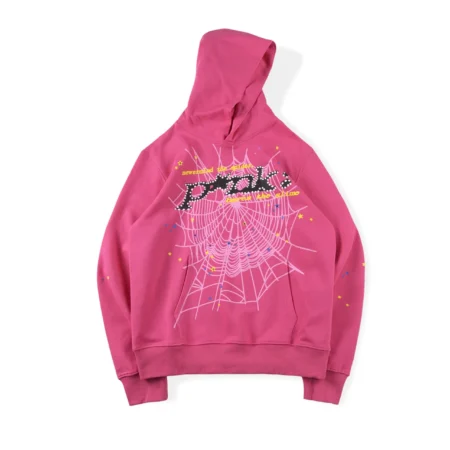 High Quality Male and Female Couples Pink Hoodie