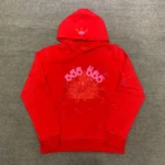 High Quality Male and Female Couples Red Hoodie