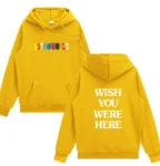 High Quality Printed Rapper Astroworld Logo Yellow Hoodie For Men