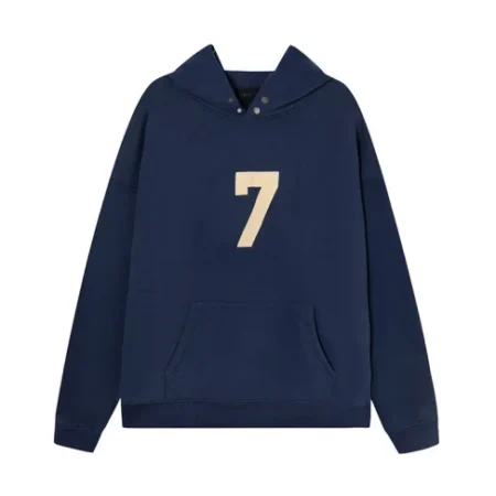 High Quality Unique Navy Blue Color Hoodie Unisex