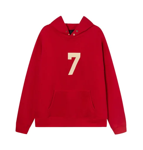 High Quality Unique Red Color Hoodie Unisex