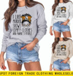 I LIKE MURDER SHOWS women’s Grey Sweatshirt 2