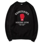 Kamogawa Boxing Crewneck Men's Black Sweatshirt