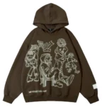 Men’s Comfortable Premium Quality TYZ Brown Hoodie