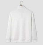 Men’s NASA Longsleeve Zipup White Sweatshirt