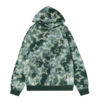 Men’s Super Star Oversized Graphic Green Hoodie