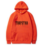 Men’s Women’s High Quality Trapstar London Orange Hoody