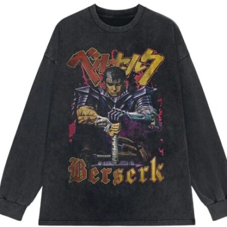 New Vintage Swordsman Men's Black Sweatshirts