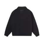 Polo V-neck 1977Jacquard Men Women Oversize Knit Black Sweatshirts