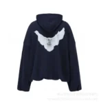 Premium Quality Dove Printed Dark Blue Hoodie For Men’s