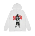 Vlone Jerry Figure Print V Reflective White Hoodie Unisex