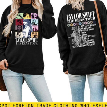 Women Face Pop Singer Fans Female Black Sweatshirt