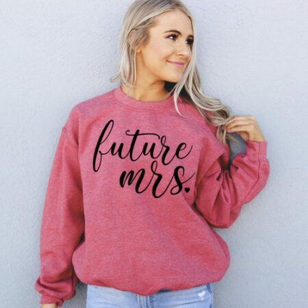Future Mrs Scarlet Pink Sweatshirt for Women