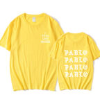 I Feel Like Paul Pablo High Quality Solid Yellow T-shirt Men