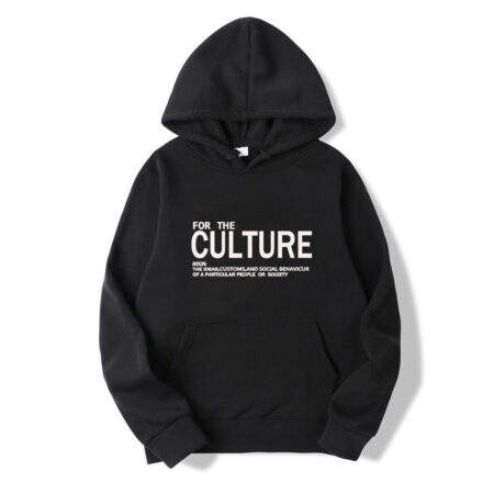 For The Culture Crystal Unisex Black Hoodie