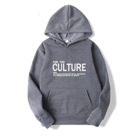 For The Culture Crystal Unisex Grey Hoodie