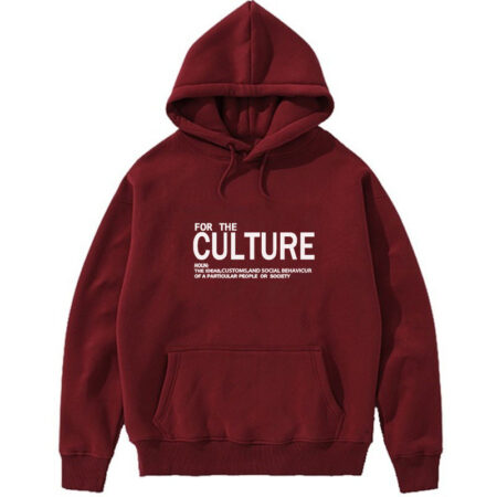 For The Culture Crystal Unisex Maroon Hoodie