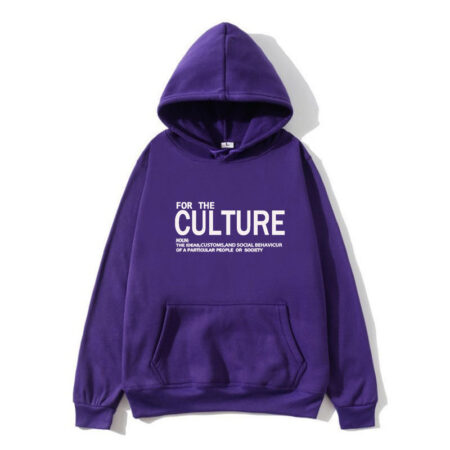 For The Culture Crystal Unisex Purple Hoodie