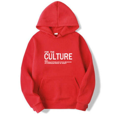 For The Culture Crystal Unisex Red Hoodie