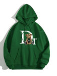 Men Women High Quality Unisex Pullover Green Hoodies