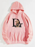 Men Women High Quality Unisex Pullover Pink Hoodies