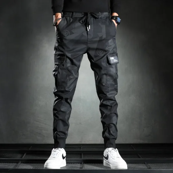 Men's Camouflage Elasticity Military Cargo Pants