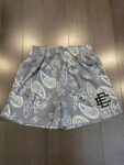 Men’s Mesh Print Casual Basketball Grey Shorts