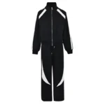 Men’s Women’s Athletic Apparel Sport Bulk Black Tracksuits